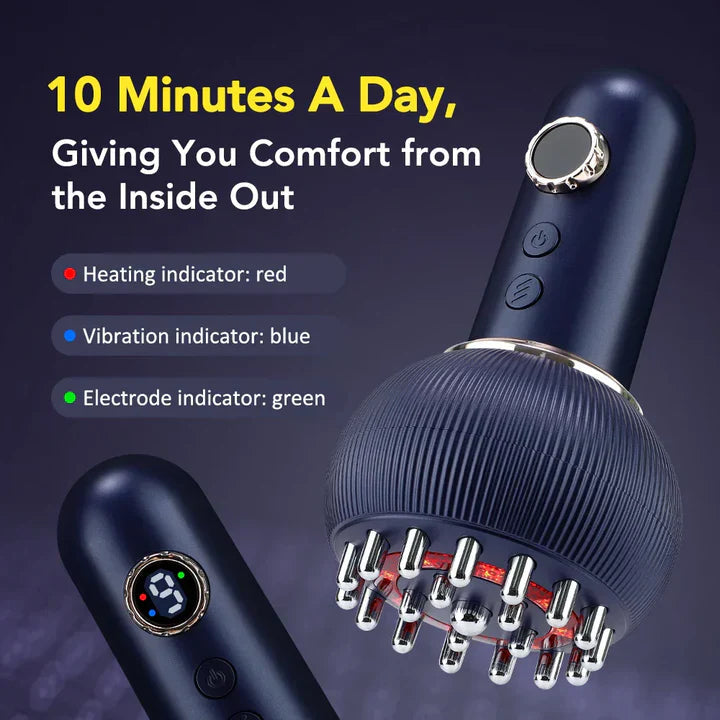 4-in-1 Massagegerät – Wärme, Vibration & Mikrostrom Zorenza