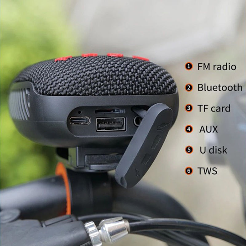 Bluetooth-Fahrradlautsprecher mit Lenkerbefestigung – Klarer Klang, freihändiges Telefonieren Zorenza