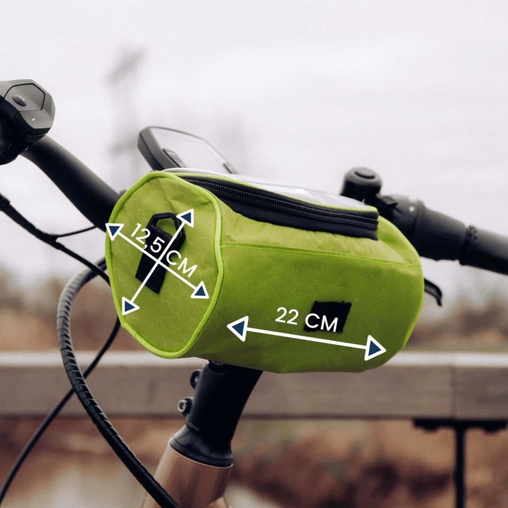 Fahrrad-Lenkertasche mit Touchscreen-Fenster – Navigieren ohne Hände Zorenza