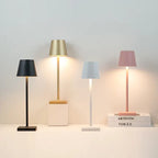 Kabellose LED-Tischlampe mit Touch-Dimmer – ohne Kabel, pure Atmosphäre Zorenza