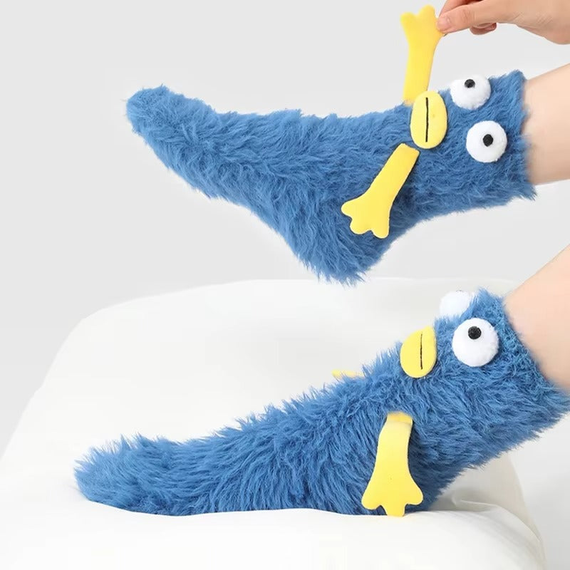 3D-Motivsocken Fleece – Kuschelig Warm für Zuhause -    Zorenza