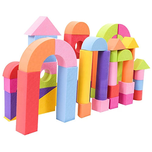 Schaumstoff Bausteine Set EVA-Schaum weich für Kinderzimmer -    Zorenza