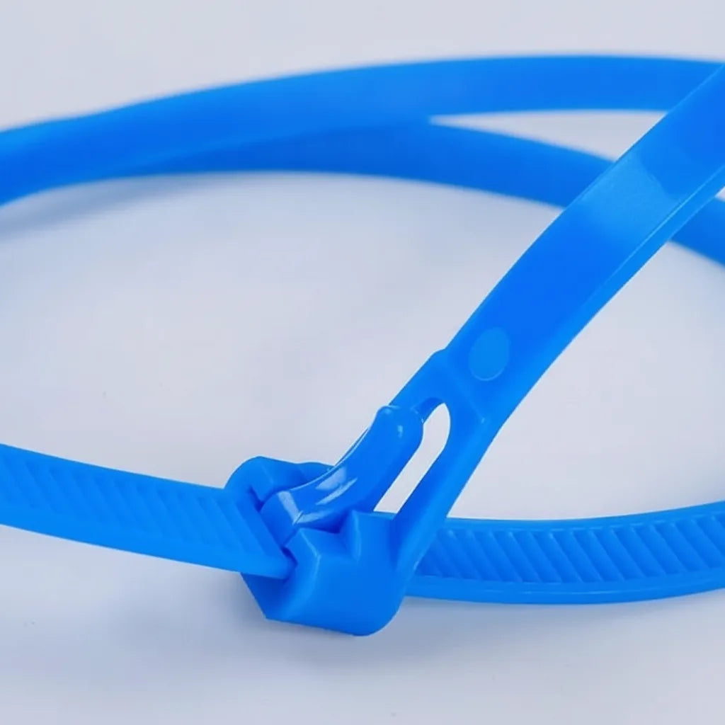 Selbstschließende Kabelbinder aus Nylon – Wiederverwendbar (100 Stück) Zorenza