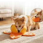 Interaktives Plüsch-Hundespielzeug mit Quietscher – Versteck-Puzzle für Leckerchen Zorenza