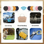 Runder Bluetooth-Tracker – Schlüssel und Taschen schnell finden-2er-set Zorenza