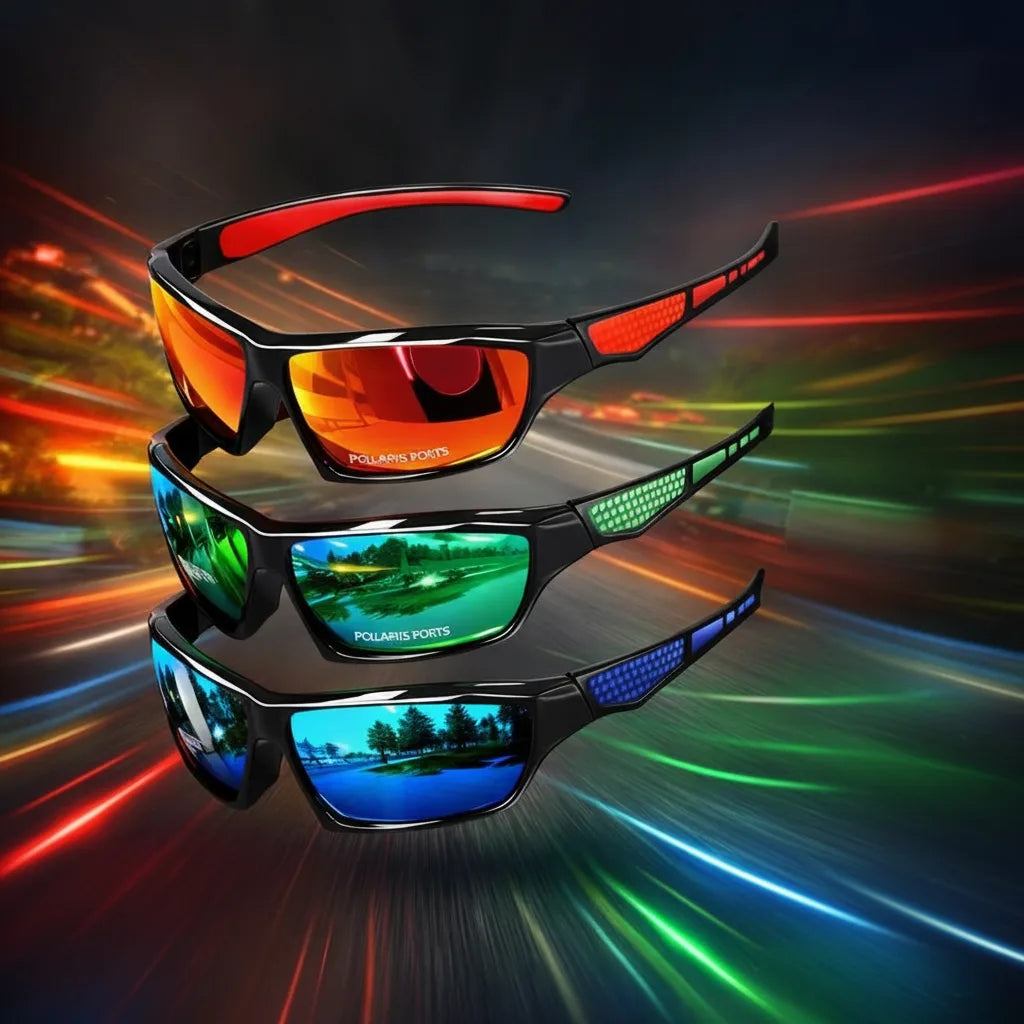 Sportsonnenbrille polarisiert mit UV400-Schutz -    Zorenza