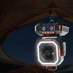 Campingventilator mit 40000mAh Akku und LED-Beleuchtung -    Zorenza