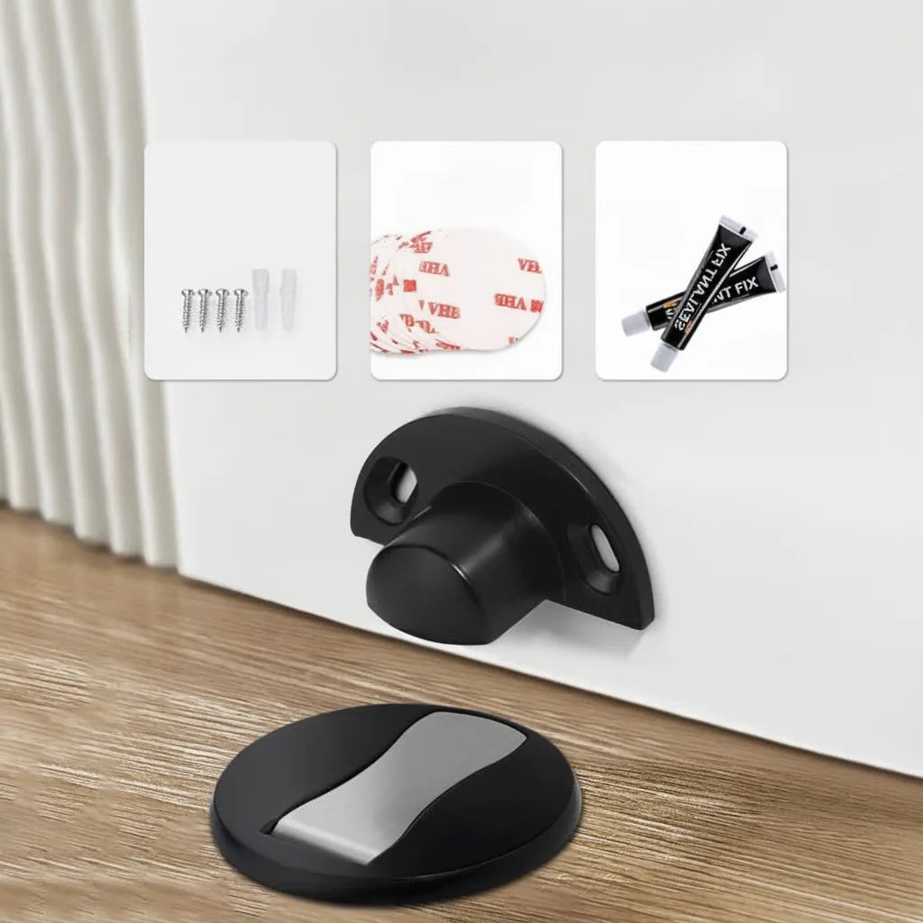 Magnetischer Türstopper unsichtbar aus Edelstahl -    Zorenza