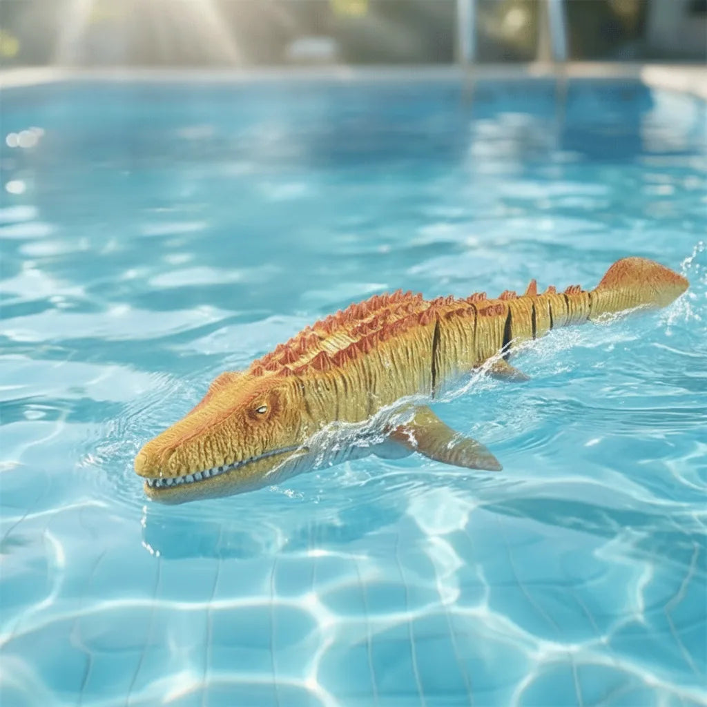Ferngesteuerter Mosasaurus – Wasserspielzeug mit 2,4-GHz-Steuerung -    Zorenza