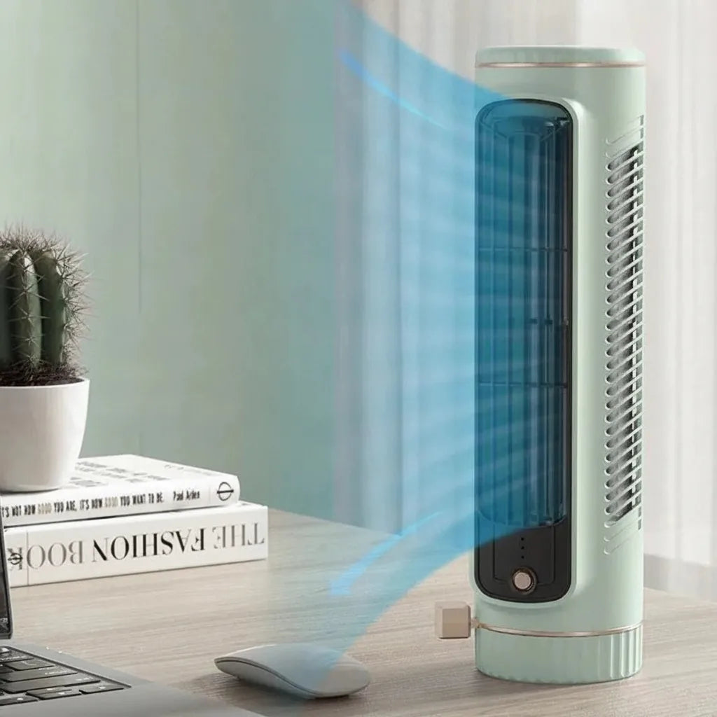 Turmventilator kabellos mit 360°-Luftzirkulation -    Zorenza