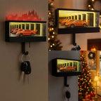 Schlüsselhalter mit Infinity-Spiegel und LED-Beleuchtung -    Zorenza