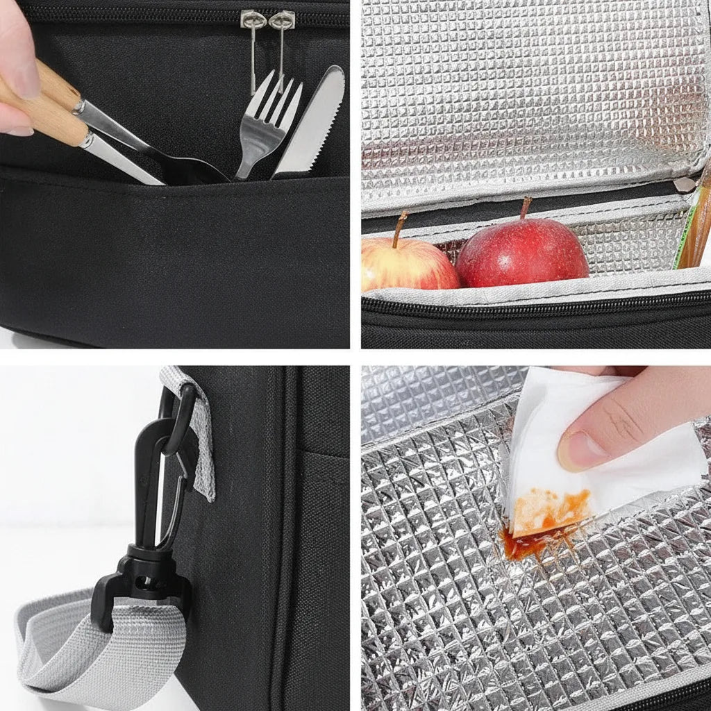 Kühltasche mit Tragegriff und Schulterriemen -    Zorenza