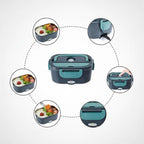 Elektrische Lunchbox mit isolierter Tragetasche -    Zorenza