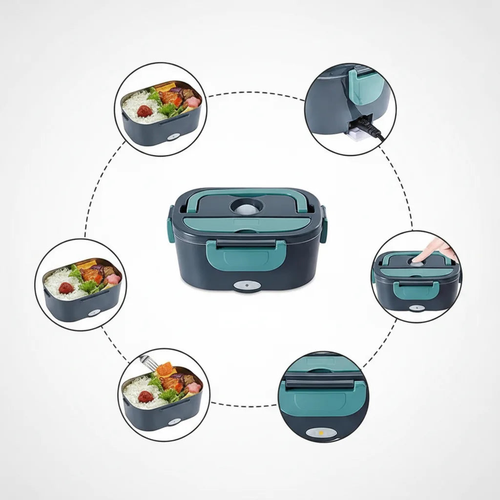 Elektrische Lunchbox mit isolierter Tragetasche -    Zorenza