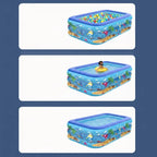 Aufblasbares Planschbecken mit Cartoon-Design – PVC -    Zorenza