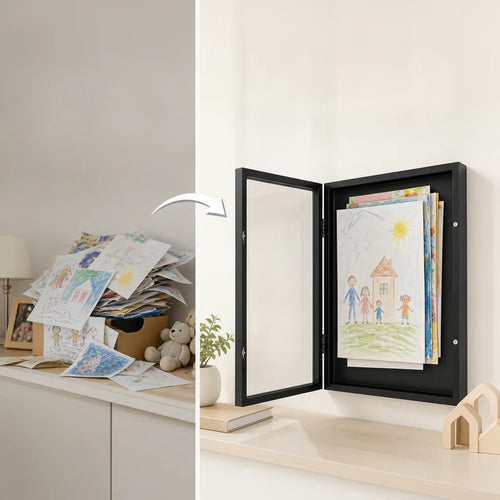 Bilderrahmen für Kinderkunstwerke – wechselbare Vorderseite -    Zorenza