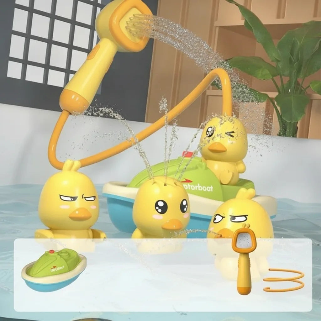 Enten-Badespielzeug mit Wassersprühfunktion -    Zorenza
