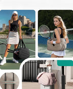 Tennistasche mit Schlägerfach und Schuhfach – 42 L -    Zorenza