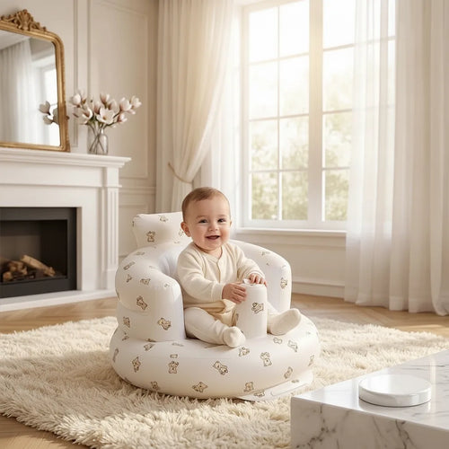 Aufblasbarer Baby-Sitzsitz mit ergonomischer Rückenlehne -    Zorenza