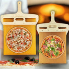 Pizzaheber Holz mit Edelstahl-Klinge – Profi-Design -    Zorenza