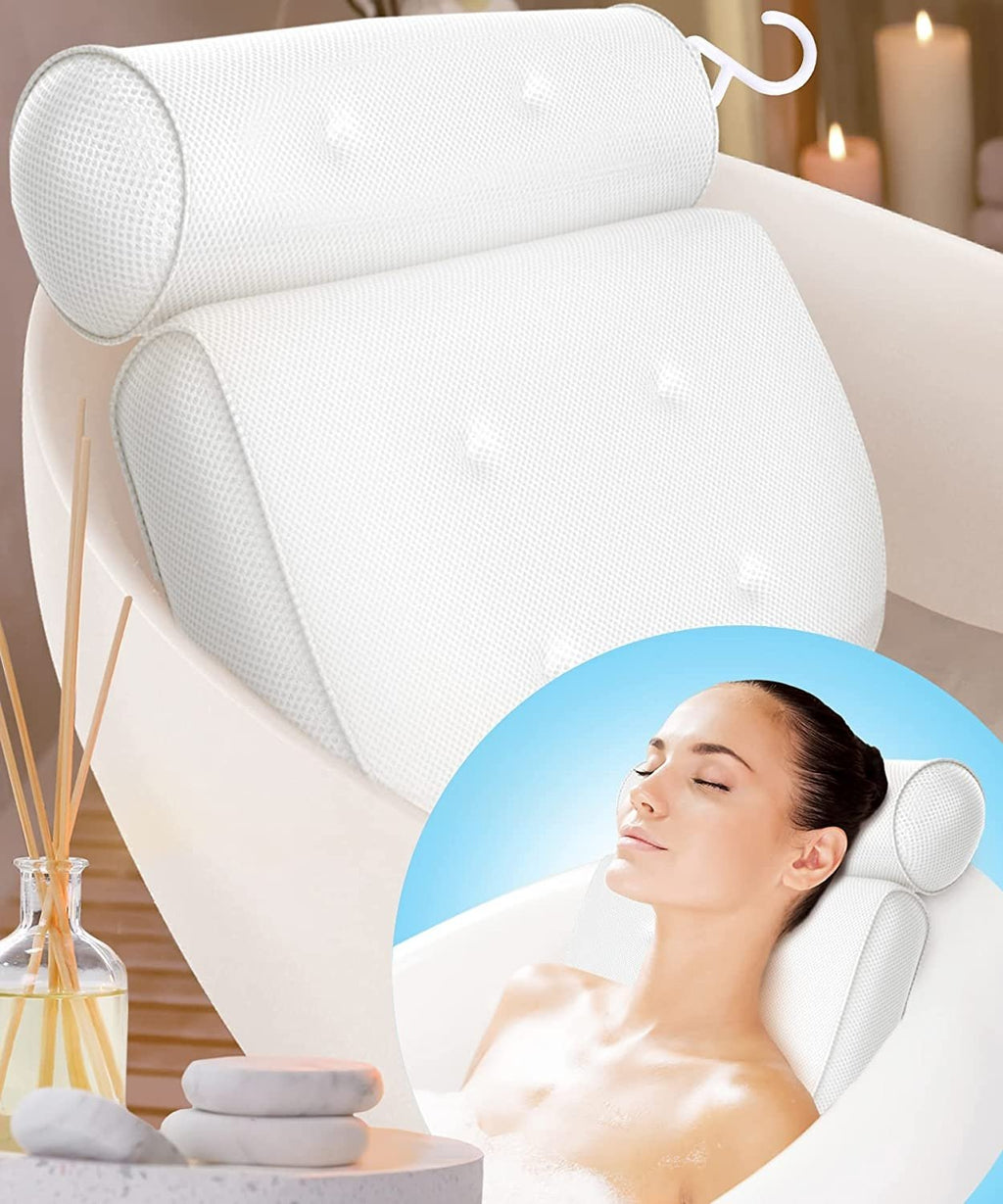 Ergonomisches Badekissen mit 3D-Netz-Technologie – Nackenstütze Zorenza