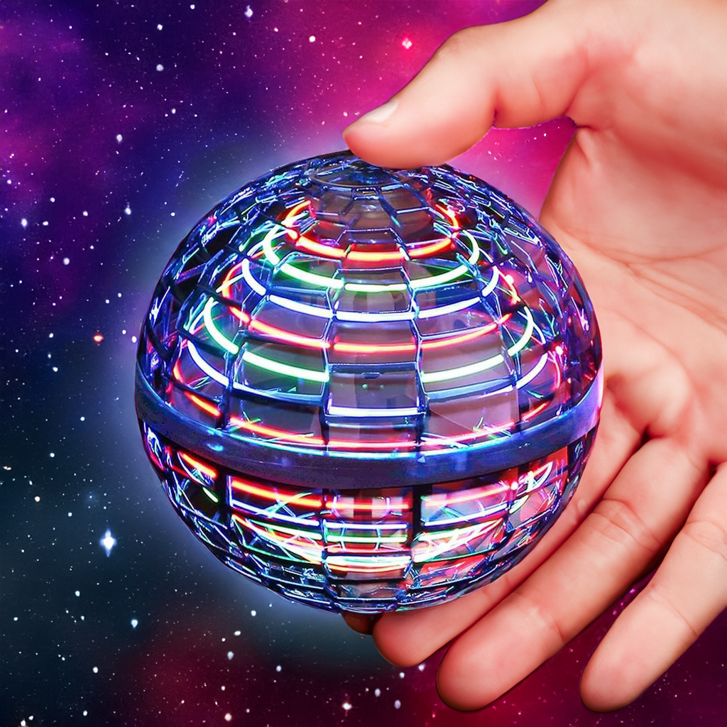 Fliegender Ball mit LED-Licht – Interaktives Spielzeug -    Zorenza