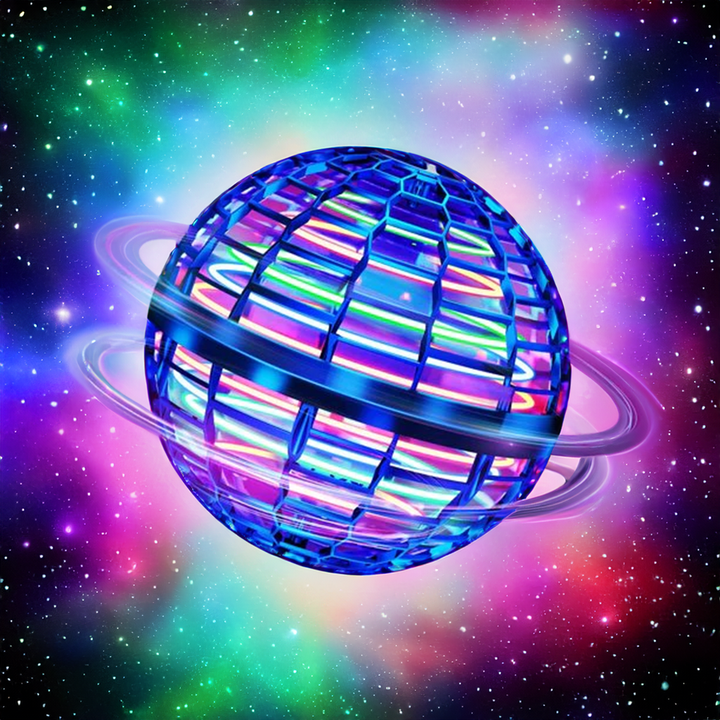 Fliegender Ball mit LED-Licht – Interaktives Spielzeug -    Zorenza