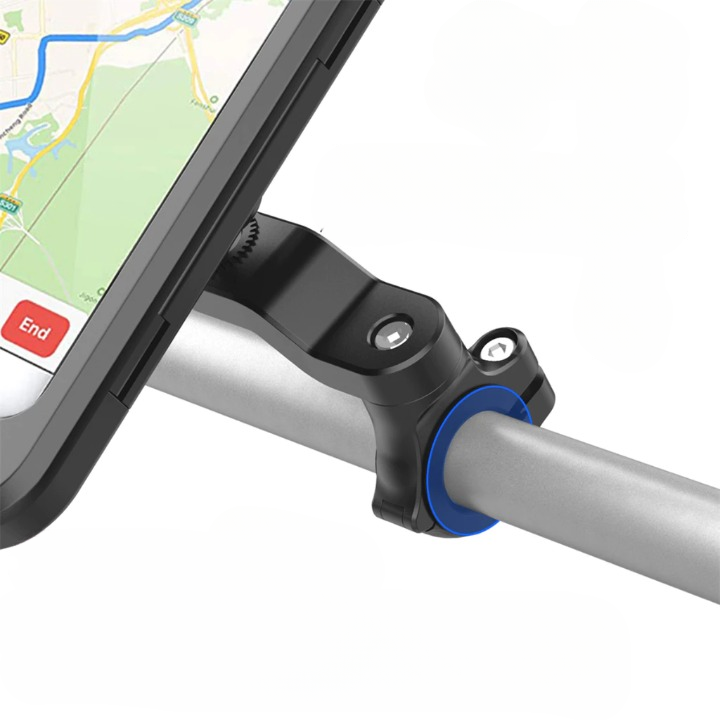 Wasserdichte Fahrrad-Handyhalterung mit 15W kabelloser Ladefunktion, Lenker-Ø 22–38 mm -    Zorenza
