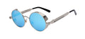 Runde Steampunk-Sonnenbrille mit Seitenschutz Zorenza