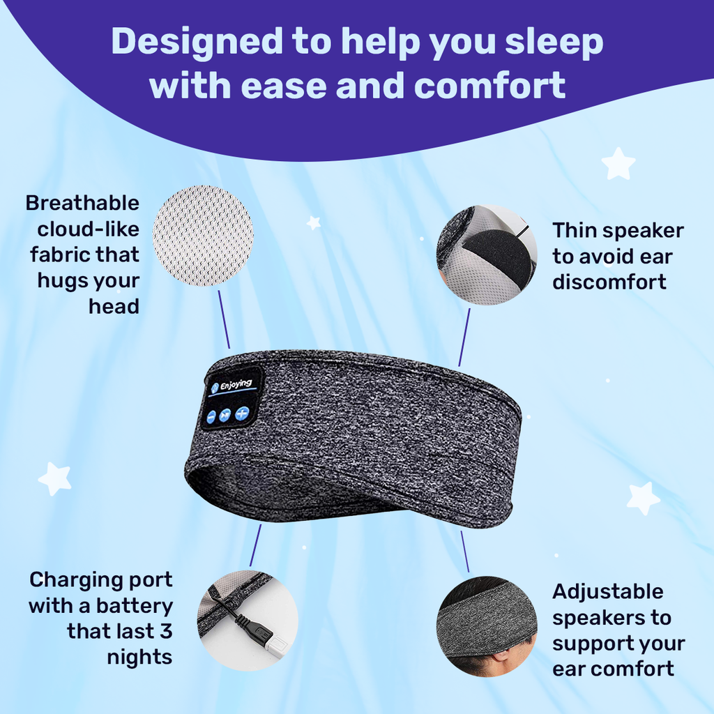 Schlafkopfhörer mit Bluetooth -    Zorenza