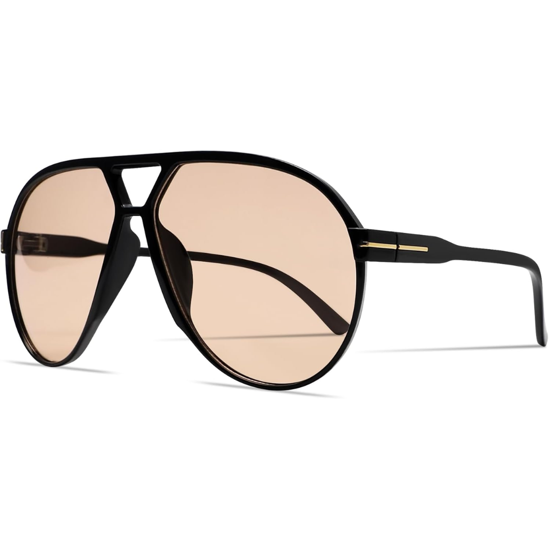 Sonnenbrille Aviator Oversize – Retro Design mit UV400 Schutz -    Zorenza
