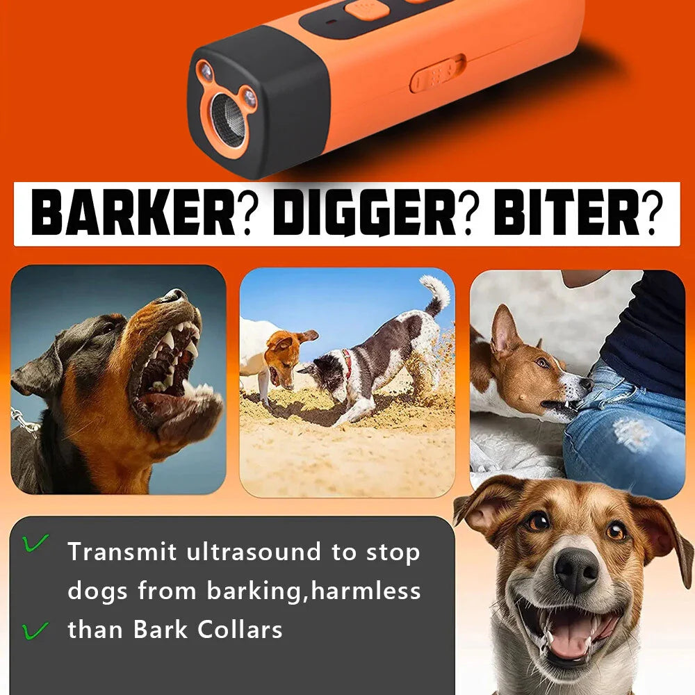 Ultraschall-Hundetrainer – Sanfte Bellkontrolle mit 3 Modi -    Zorenza
