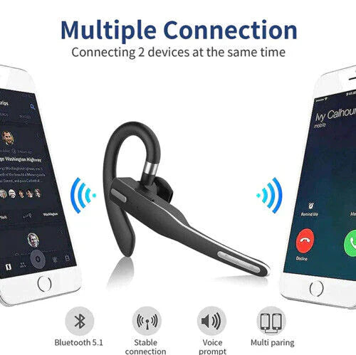 Bluetooth Headset 5.1 mit Geräuschunterdrückung -    Zorenza