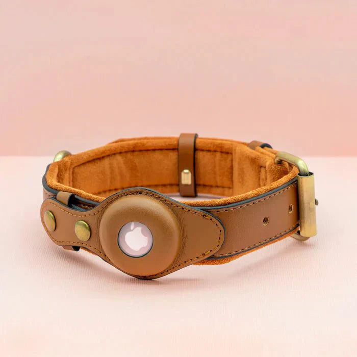Hundehalsband mit AirTag-Halterung für GPS-Ortung -    Zorenza