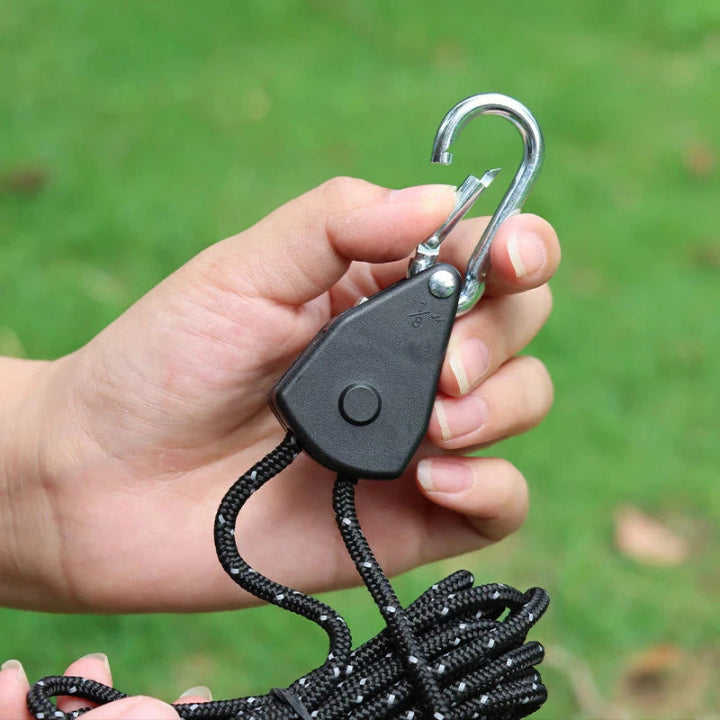 Winddichtes Spannseil mit reflektierendem Garn – Sicherer Halt für Ihre Outdoor-Ausrüstung -    Zorenza