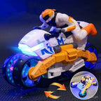 Verwandelbares Stuntbike-Spielzeug mit Actionfigur -    Zorenza