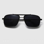 Sonnenbrille Herren polarisiert – Edelstahl Rahmen mit UV-Schutz -    Zorenza
