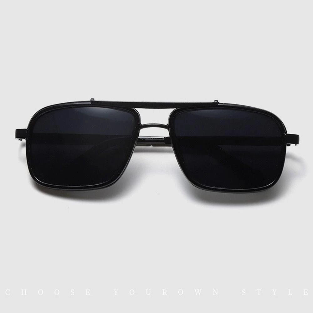 Sonnenbrille Herren polarisiert – Edelstahl Rahmen mit UV-Schutz -    Zorenza