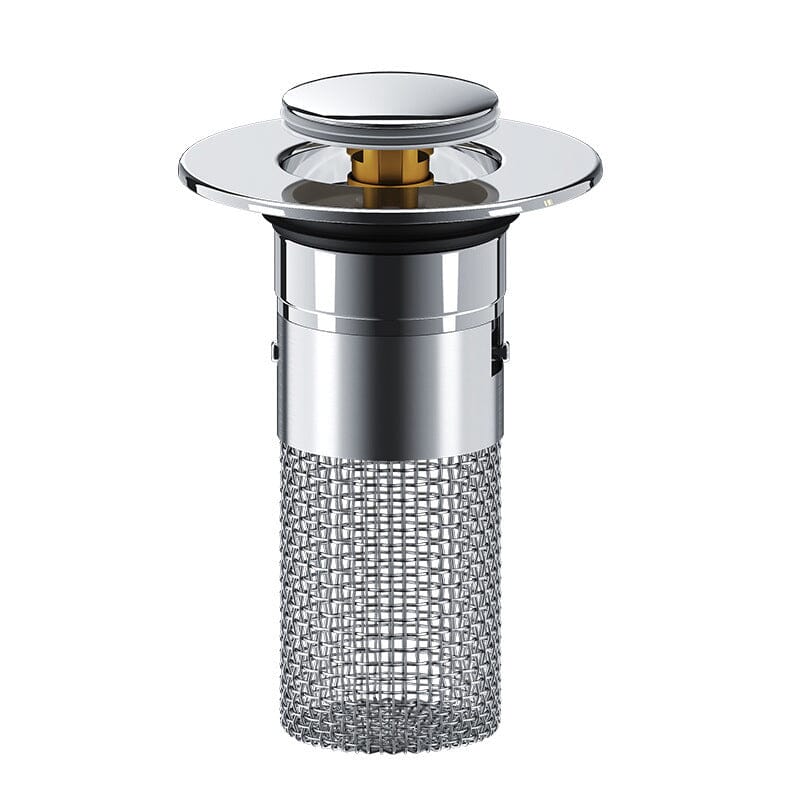 Abflussfilter Edelstahl mit Pop-up-Mechanismus -    Zorenza