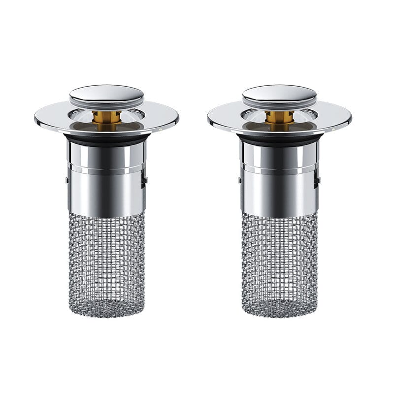 Abflussfilter Edelstahl mit Pop-up-Mechanismus -    Zorenza