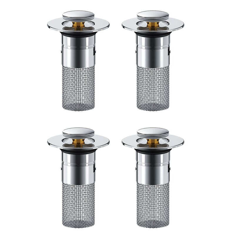 Abflussfilter Edelstahl mit Pop-up-Mechanismus -    Zorenza