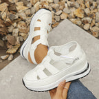 Plateau-Sneaker-Sandalen mit Klettverschluss -    Zorenza
