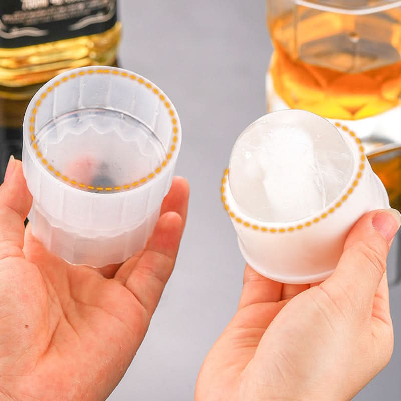 Eisball-Maker Silikon 6 cm – Runde Eiswürfel für Whisky und Cocktails -    Zorenza