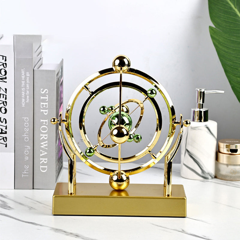 Perpetuum Mobile Pendel Gold – Physik Dekoration für Büro -    Zorenza