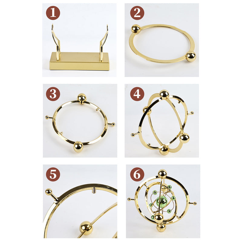 Perpetuum Mobile Pendel Gold – Physik Dekoration für Büro -    Zorenza