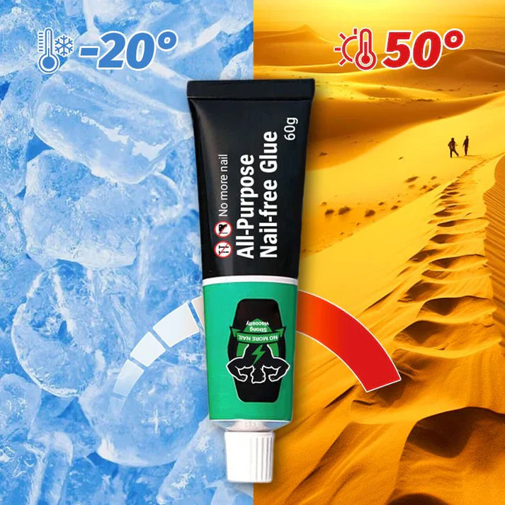Universeller Nagelfreier Montagekleber – Kein Bohren, Keine Schäden- 2er Set Zorenza