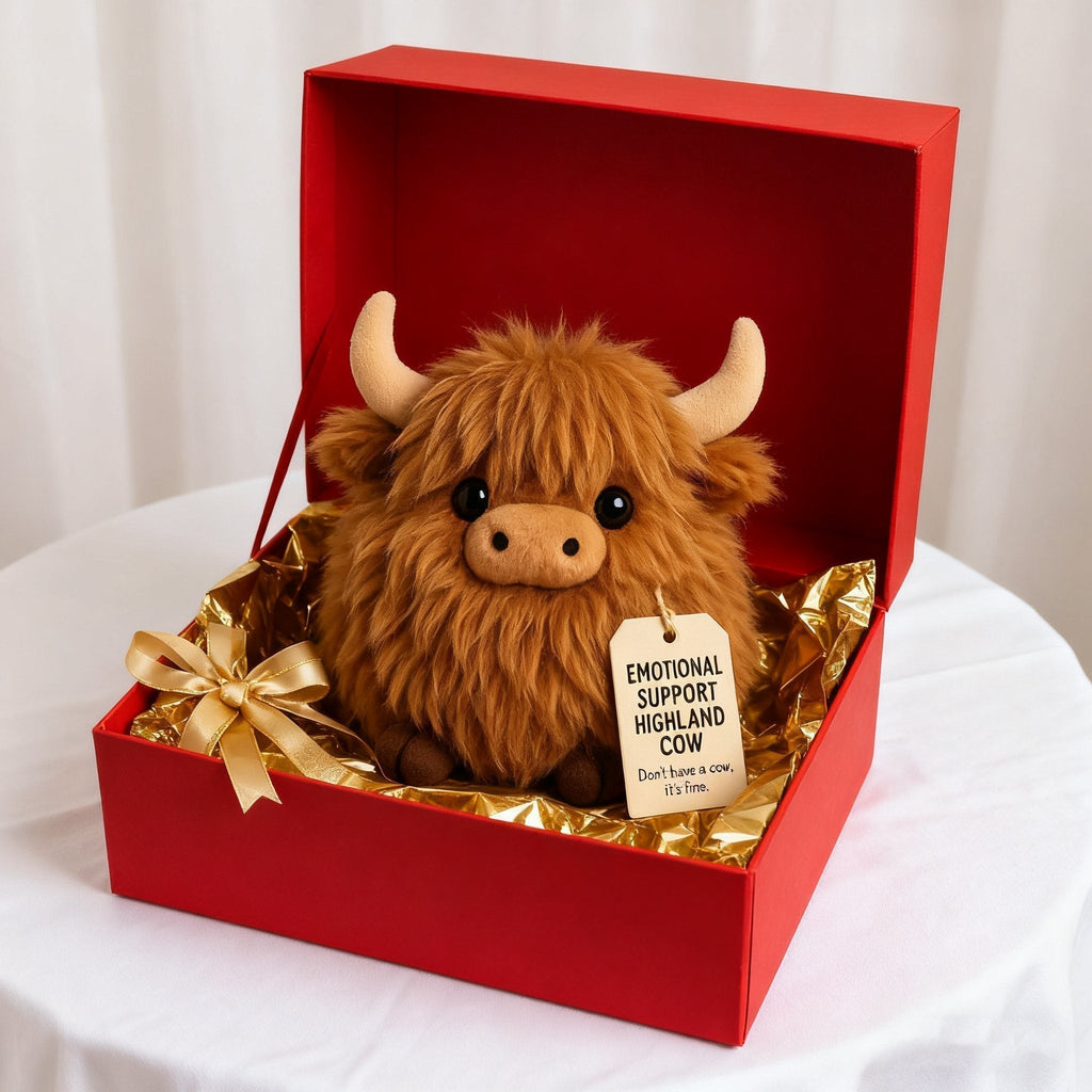 Kuscheltier Highland-Kuh – Emotionale Unterstützung -    Zorenza