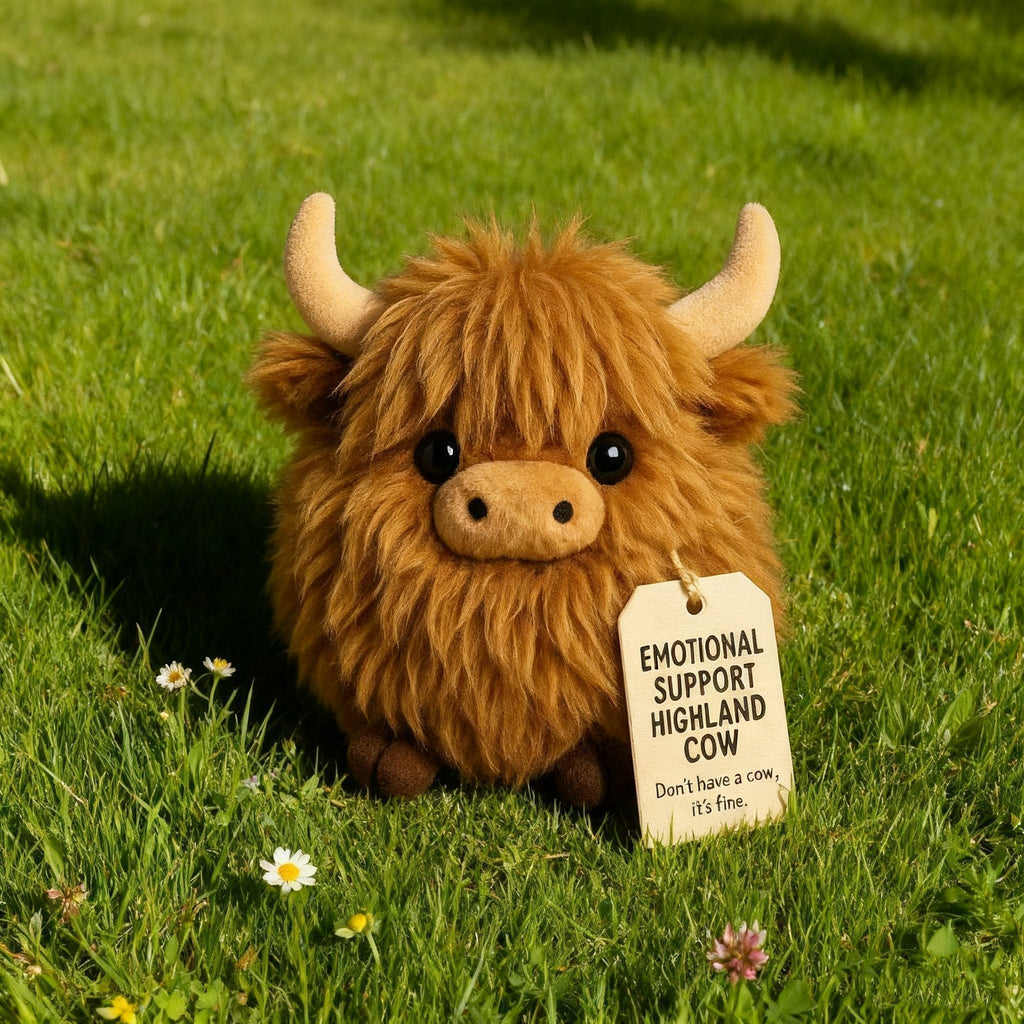 Kuscheltier Highland-Kuh – Emotionale Unterstützung -    Zorenza