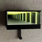 Schlüsselhalter mit Infinity-Spiegel und LED-Beleuchtung -    Zorenza