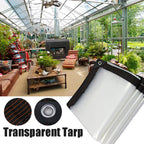 Transparente Schutzplane PE wasserdicht mit Ösen -    Zorenza